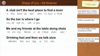 Cantar em Inglês - Shape Of You - Ed Sheeran (Vídeo Aula #44)